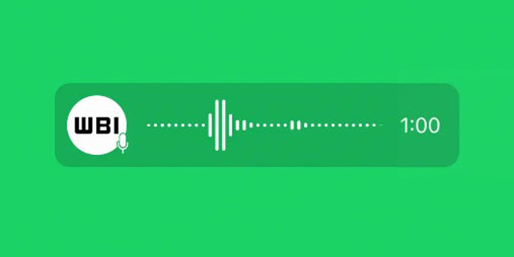 WhatsApp voice recording