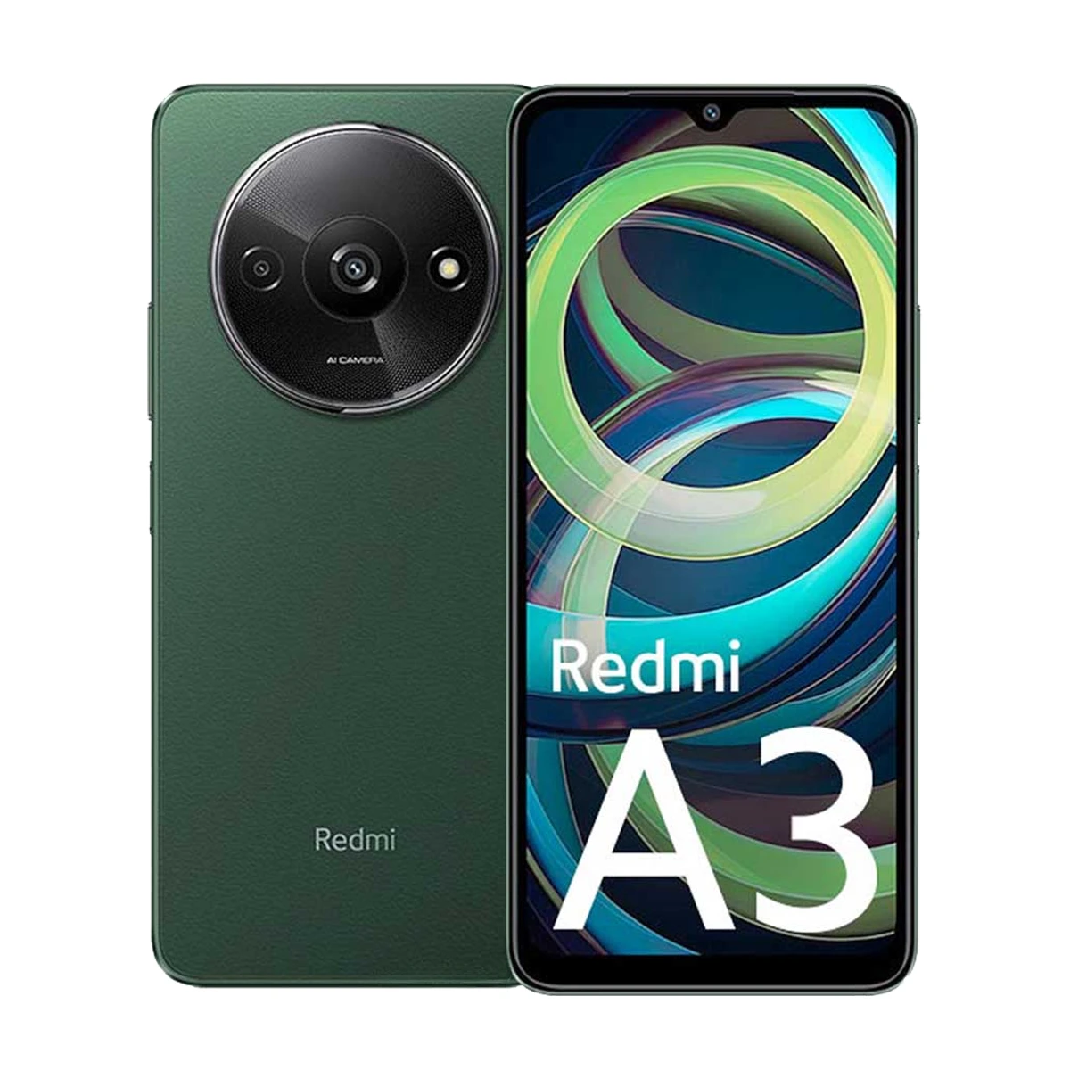 گوشی موبایل شیائومی مدل Redmi A3 ظرفیت 64 گیگابایت رم 3 گیگابایت رنگ سبز