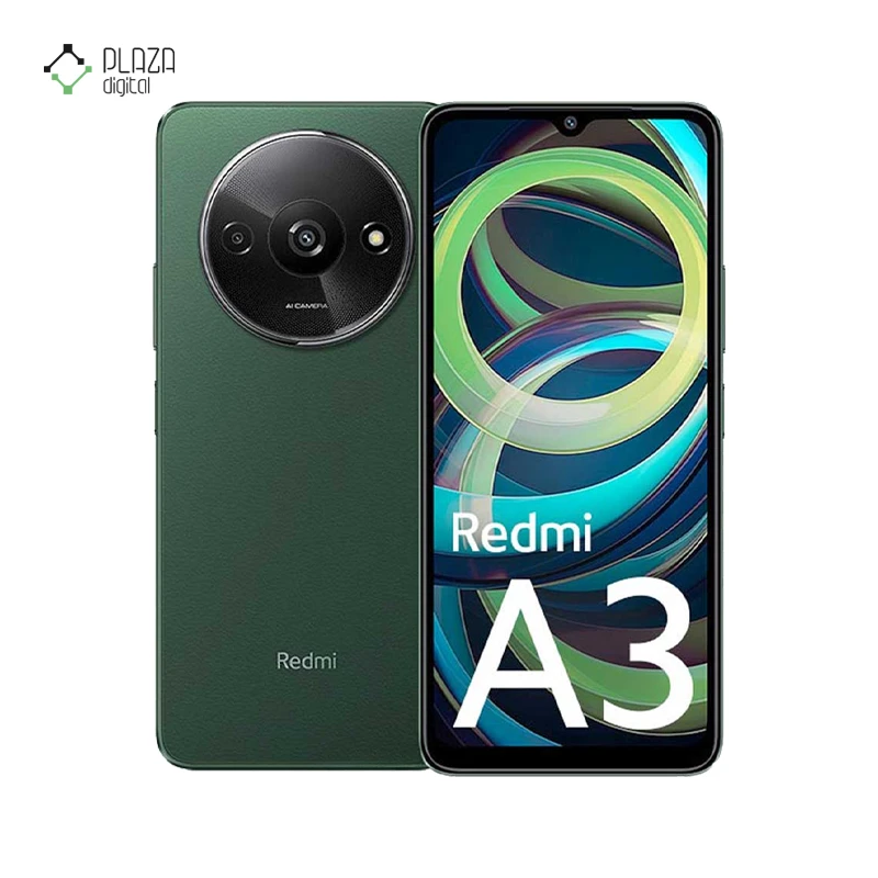 گوشی موبایل شیائومی مدل Redmi A3 ظرفیت 64 گیگابایت رم 3 گیگابایت رنگ سبز