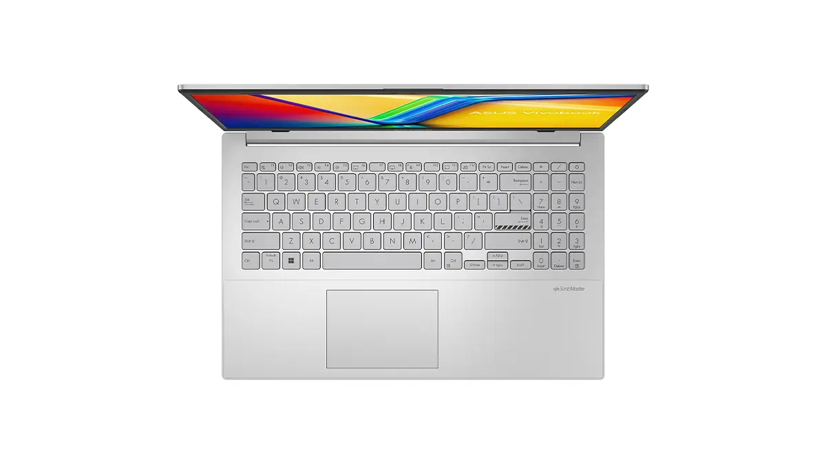 l1504fa a vivobook go asus laptop keyboard view