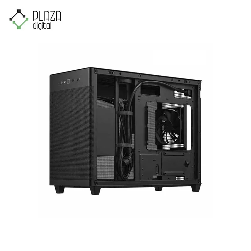 نمای پشت کیس کامپیوتر ایسوس مدل Prime AP201 Black