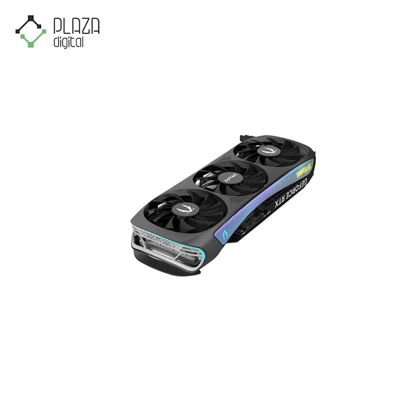 نمای سمت چپ کارت گرافیک زوتاک مدل GAMING GEFORCE RTX 4070 AMP AIRO SPIDER-MAN حافظه 12 گیگابایت