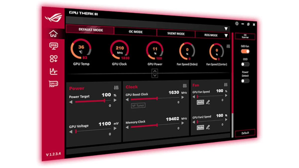 نرم افزار کارت گرافیک ایسوس DUAL GeForce RTX 4070 SUPER OC Edition 12GB GDDR6X