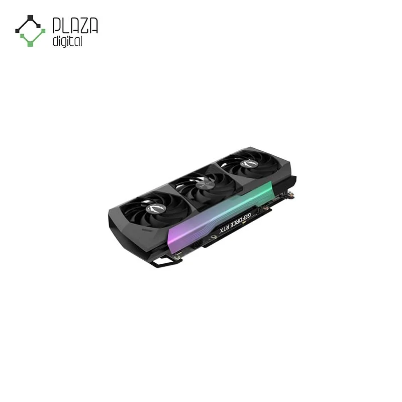 نمای بالا از فن های کارت گرافیک زوتاک مدل GAMING GeForce RTX 4070 Ti SUPER AMP HOLO حافظه 16 گیگابایت