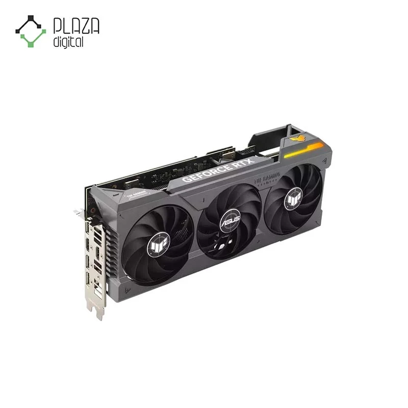 نمای سمت چپ کارت گرافیک ایسوس مدل TUF Gaming GeForce RTX 4070 Ti SUPER OC حافظه 16 گیگابایت