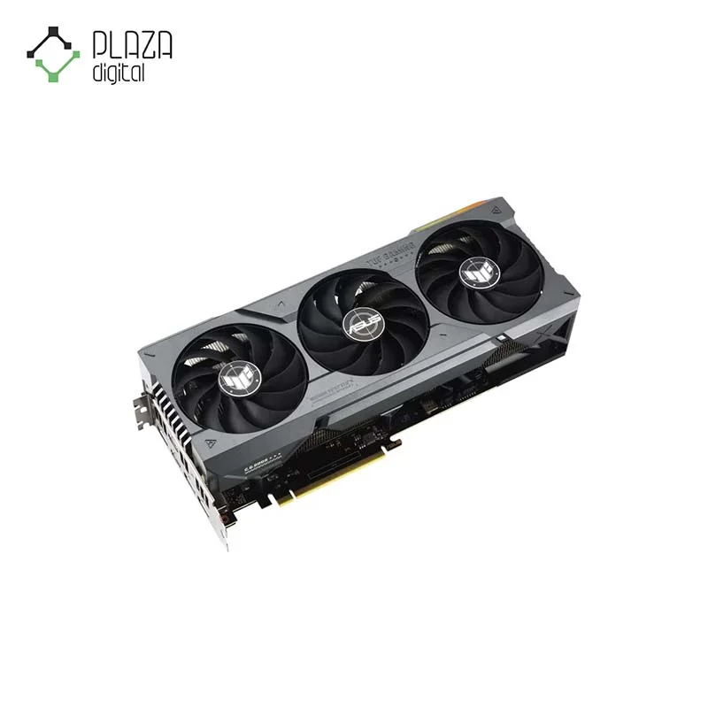 نمای بالا کارت گرافیک ایسوس مدل TUF Gaming GeForce RTX 4070 Ti SUPER OC حافظه 16 گیگابایت