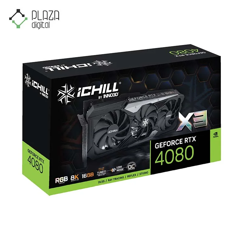 کارت گرافیک اینو تری دی مدل GeForce RTX 4080 ICHILL X3 حافظه 16 گیگابایت