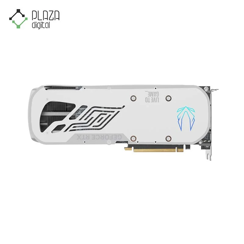 نمای پشت کارت گرافیک زوتاک مدل GAMING GeForce RTX 4080 SUPER Trinity OC White Edition GDDR6X حافظه 16 گیگابایت