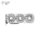 نمای رو به رو از فن های کارت گرافیک زوتاک مدل GAMING GeForce RTX 4080 SUPER Trinity OC White Edition GDDR6X حافظه 16 گیگابایت