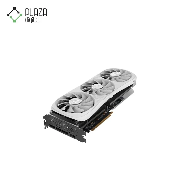 نمای بالا از فن های کارت گرافیک زوتاک مدل GAMING GeForce RTX 4080 SUPER Trinity OC White Edition GDDR6X حافظه 16 گیگابایت