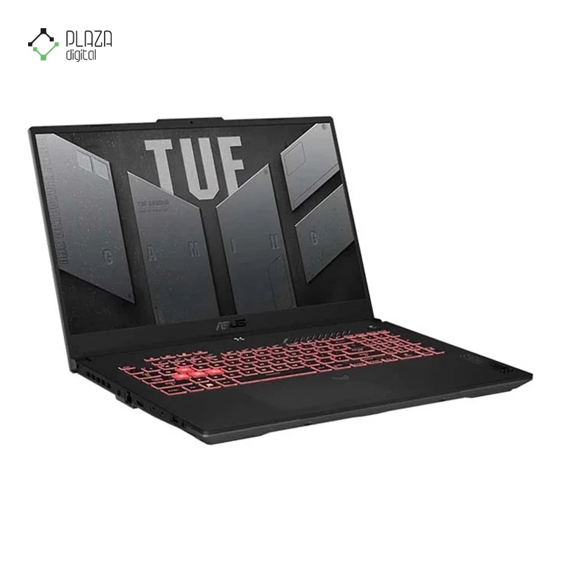 نمای کناری لپ تاپ ایسوس 15.6 اینچی مدل TUF Gaming A15 FA507NU R7 7735HS 48GB 1TB SSD RTX4050 پلازا دیجیتال