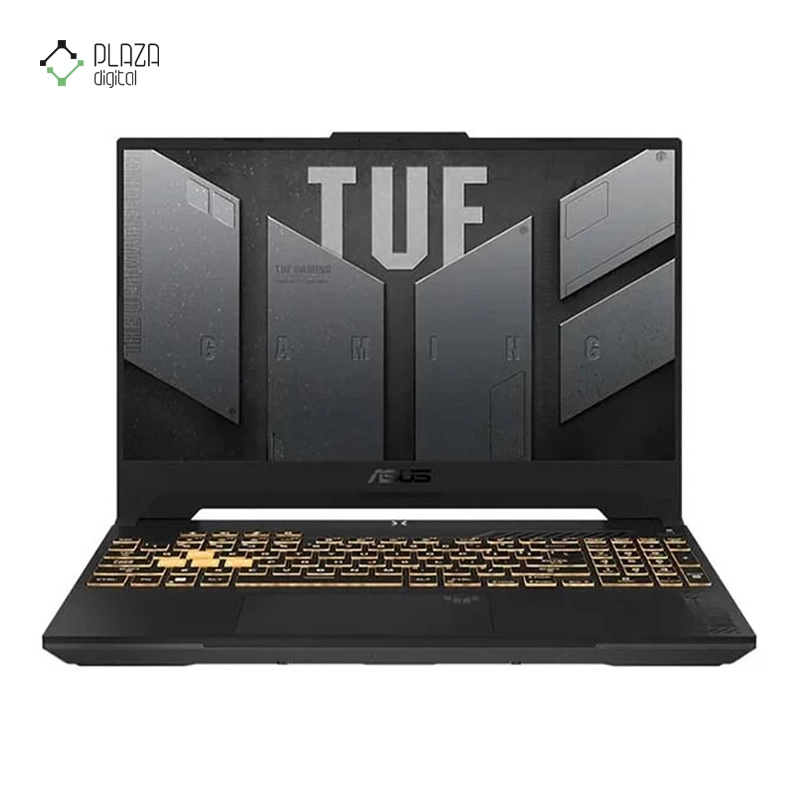 نمای جلو لپ تاپ ایسوس 17.3 اینچی مدل TUF Gaming F17 FX707VU i7 13620H 32GB 2TB SSD RTX4050 پلازا دیجیتال