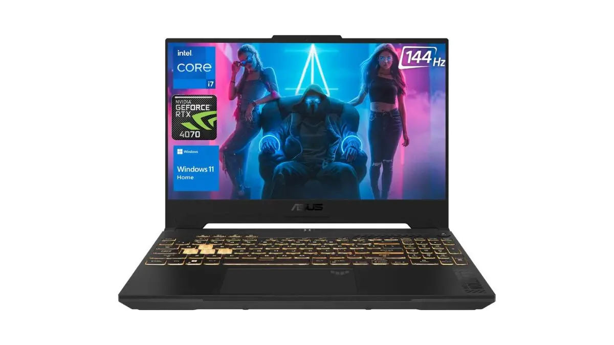 لپ تاپ ایسوس 15.6 اینچی مدل TUF Gaming F15 FX507ZI i7 12700H 64GB 2TB SSD RTX4070