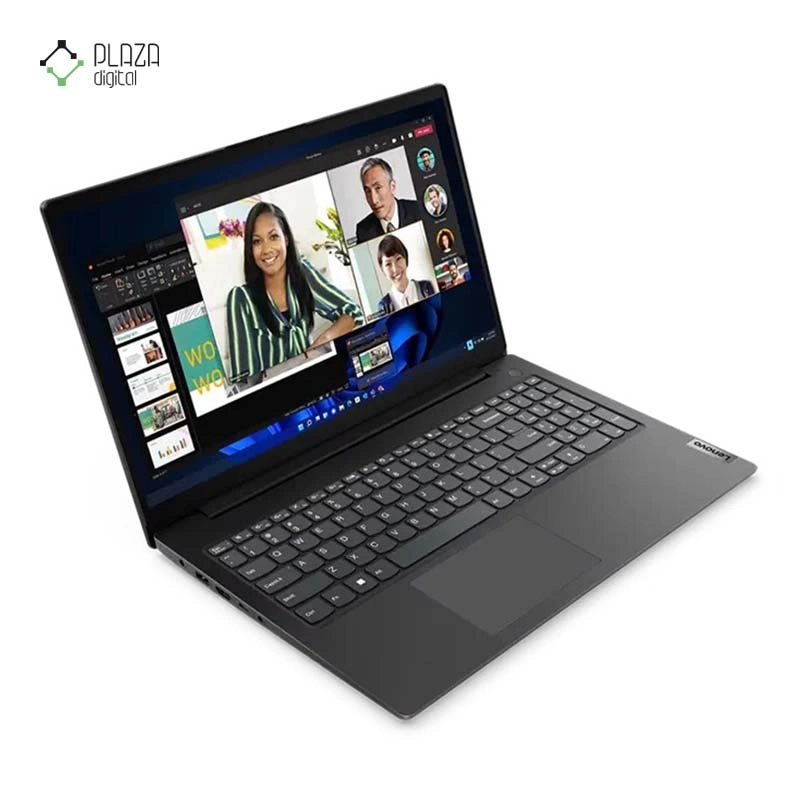 نمای سمت چپ لپ تاپ لنوو 15.6 اینچی مدل IdeaPad V15 Athlon 7120U 8GB 256GB SSD Radeon 610M پلازا دیجیتال