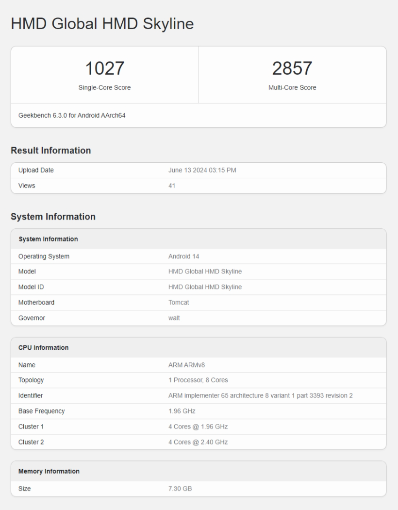 Skyline Benchmark