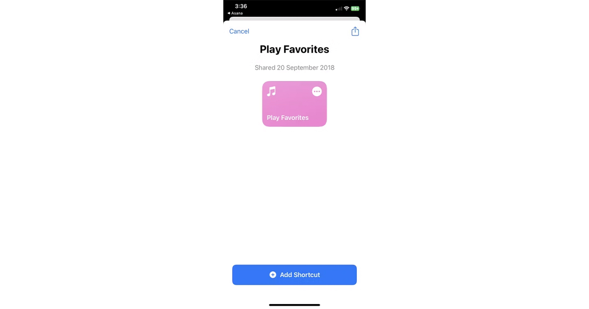 play favorites shortcut