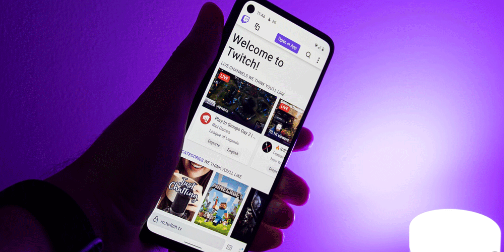استریم روی Twitch با استفاده از گوشی
