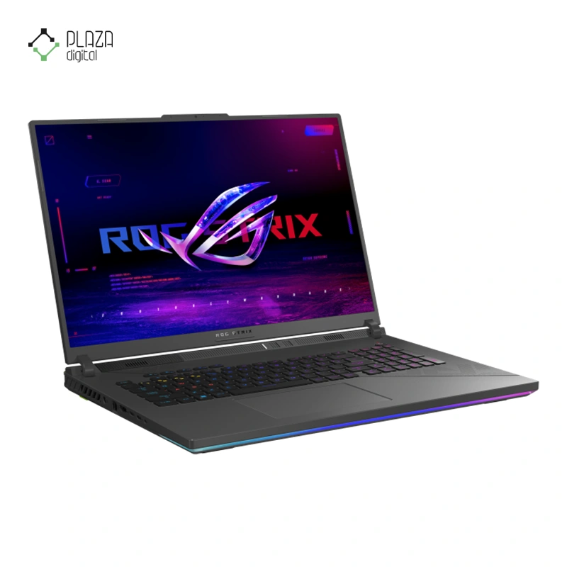 نمای سمت چپ لپ تاپ ایسوس 18 اینچی مدل ROG Strix G18 G814JVR i9 14900HX 16GB 1TB RTX4060 پلازا دیجیتال