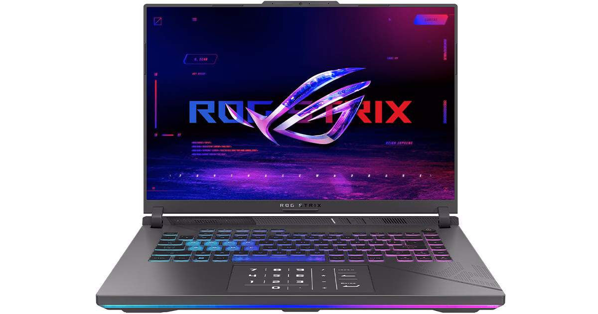 لپ تاپ ایسوس 16 اینچی مدل ROG Strix G16 G614JVR i9 14900HX RTX4060