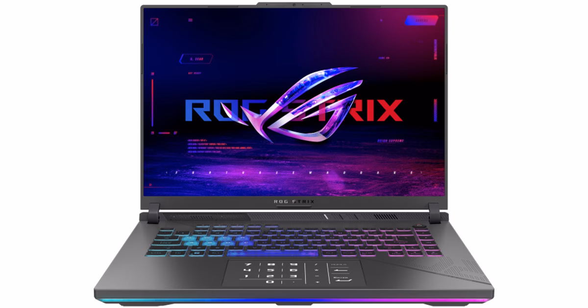 لپ تاپ ایسوس 16 اینچی مدل ROG Strix G16 G614JVR i9 14900HX 64GB 2TB RTX4060
