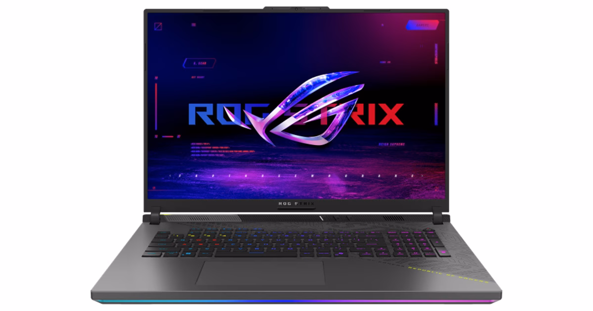 لپ تاپ ایسوس 18 اینچی مدل ROG Strix G18 G814JVR i9 14900HX RTX4060