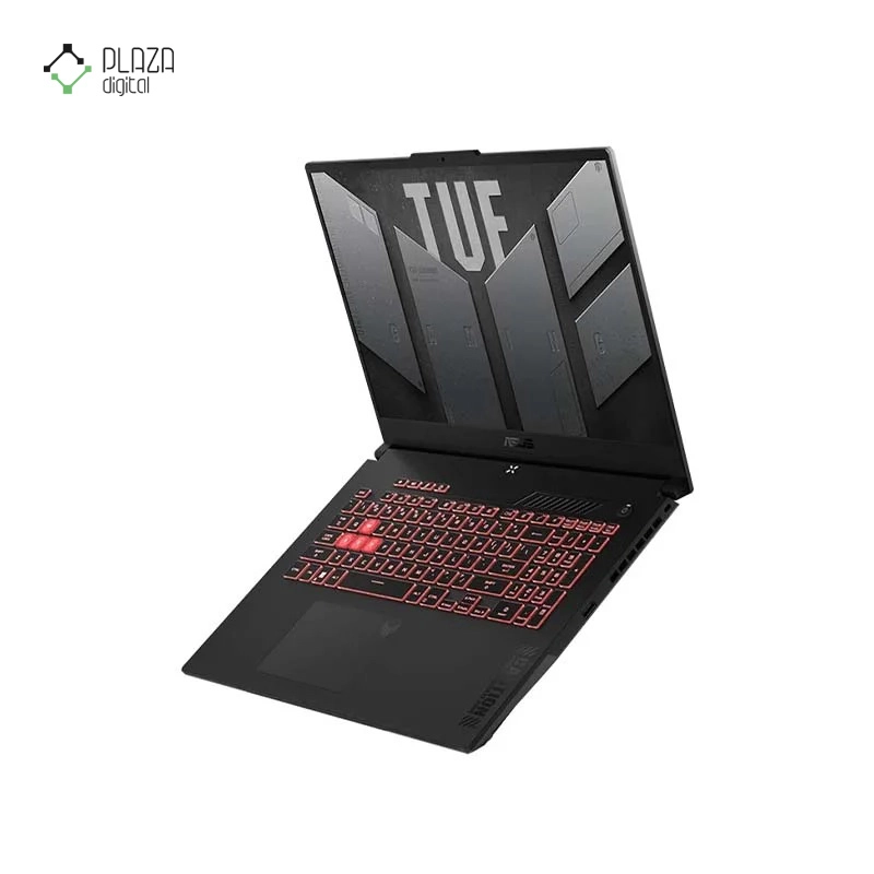 نمای کناری لپ تاپ ایسوس 15.6 اینچی مدل TUF Gaming A15 FA507NU R7 7735HS 16GB 2TB SSD RTX4050 پلازا دیجیتال