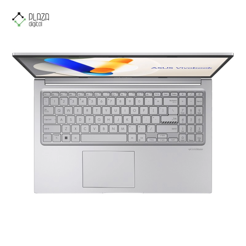 نمای کیبورد لپ تاپ ایسوس 15.6 اینچی مدل VivoBook 15 X1504VA i7 1355U 16GB 1TB SSD Intel Iris Xe پلازا دیجیتال