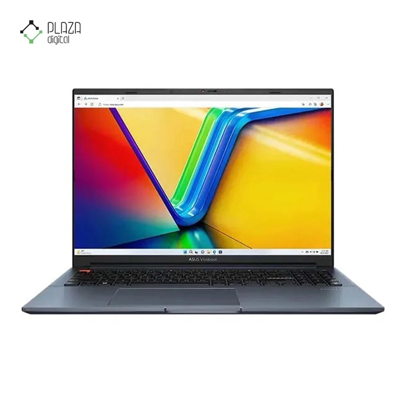 نمای جلو لپ تاپ ایسوس 15.6 اینچی مدل VivoBook Pro 15 OLED K6502VJ i7 13700H 32GB 1TB SSD RTX3050 پلازا دیجیتال