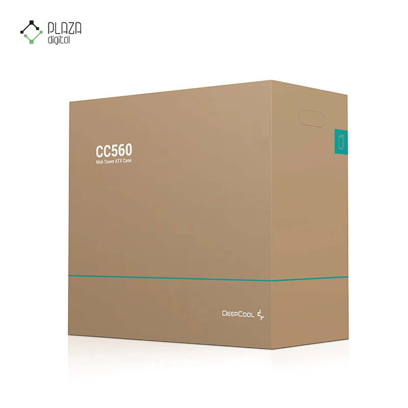 جعبه کیس کامپیوتر دیپ کول مدل CC560 رنگ مشکی پلازا دیجیتال