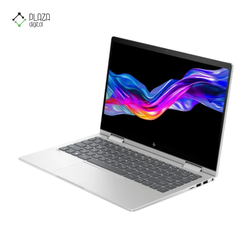 نمای چپ لپ تاپ اچ پی 14 اینچی مدل ENVY X360 14-ES1023DX Core 7 150U 16GB 2TB Iris Xe Pen پلازا دیجیتال