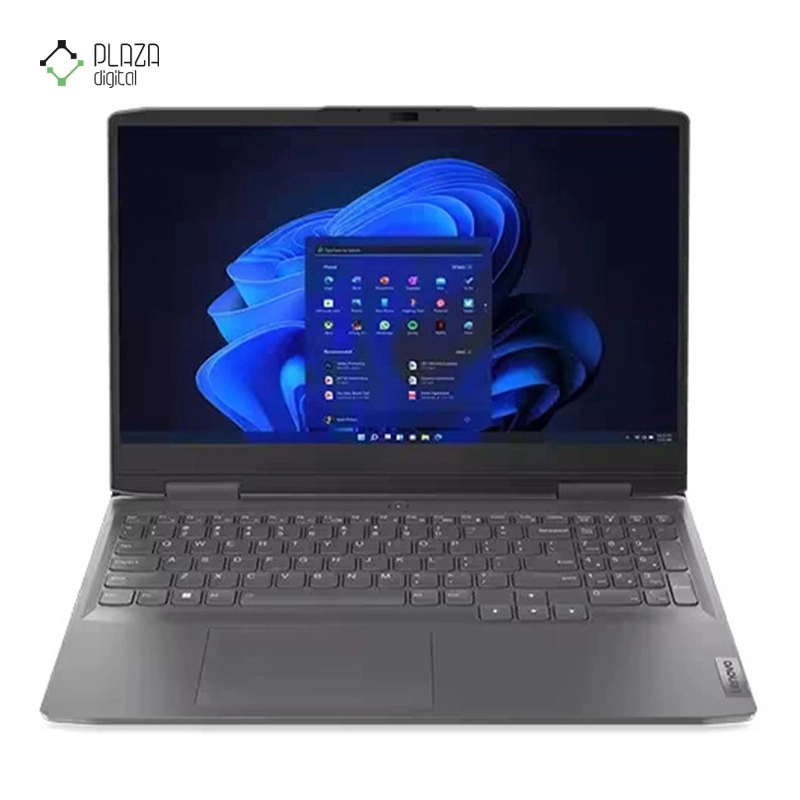 نمای جلو لپ تاپ لنوو 15.6 اینچی مدل LOQ i7 13700H 16GB 512GB SSD RTX4050 پلازا دیجیتال