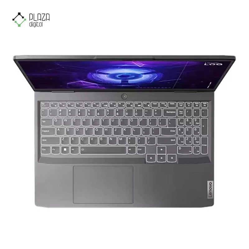 نمای کیبورد لپ تاپ لنوو 15.6 اینچی مدل LOQ i7 13700H 16GB 512GB SSD RTX4050 پلازا دیجیتال