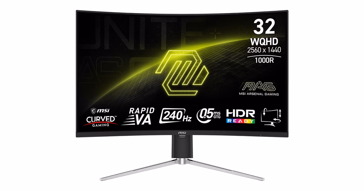 مانیتور ام اس ای 32 اینچی مدل MAG 325CQRXF