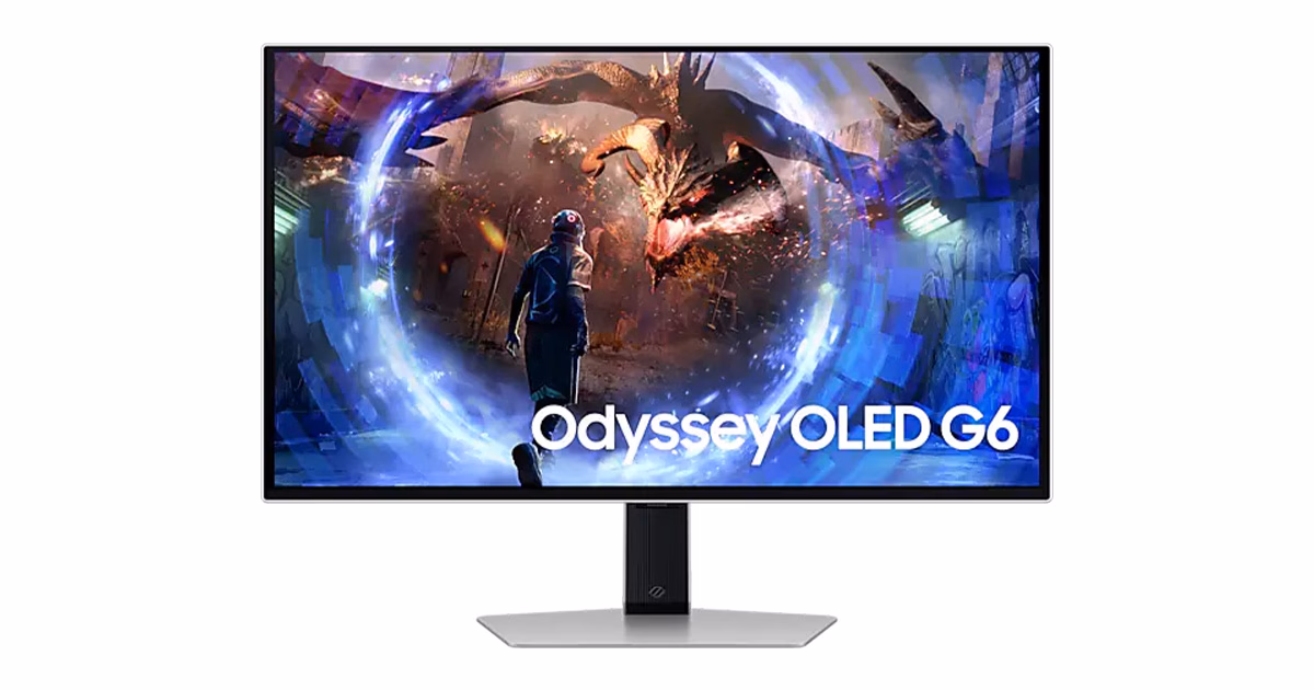 مانیتور سامسونگ 27 اینچی مدل Odyssey OLED G6 LS27DG602SMXUE