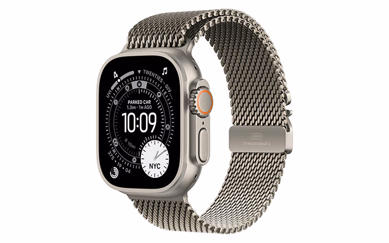 معرفی بهترین ساعتهای هوشمند سیم کارت خور بازار ایران 8 ساعت هوشمند اپل مدل Ultra 3 Titanium Milanese Loop 49mm