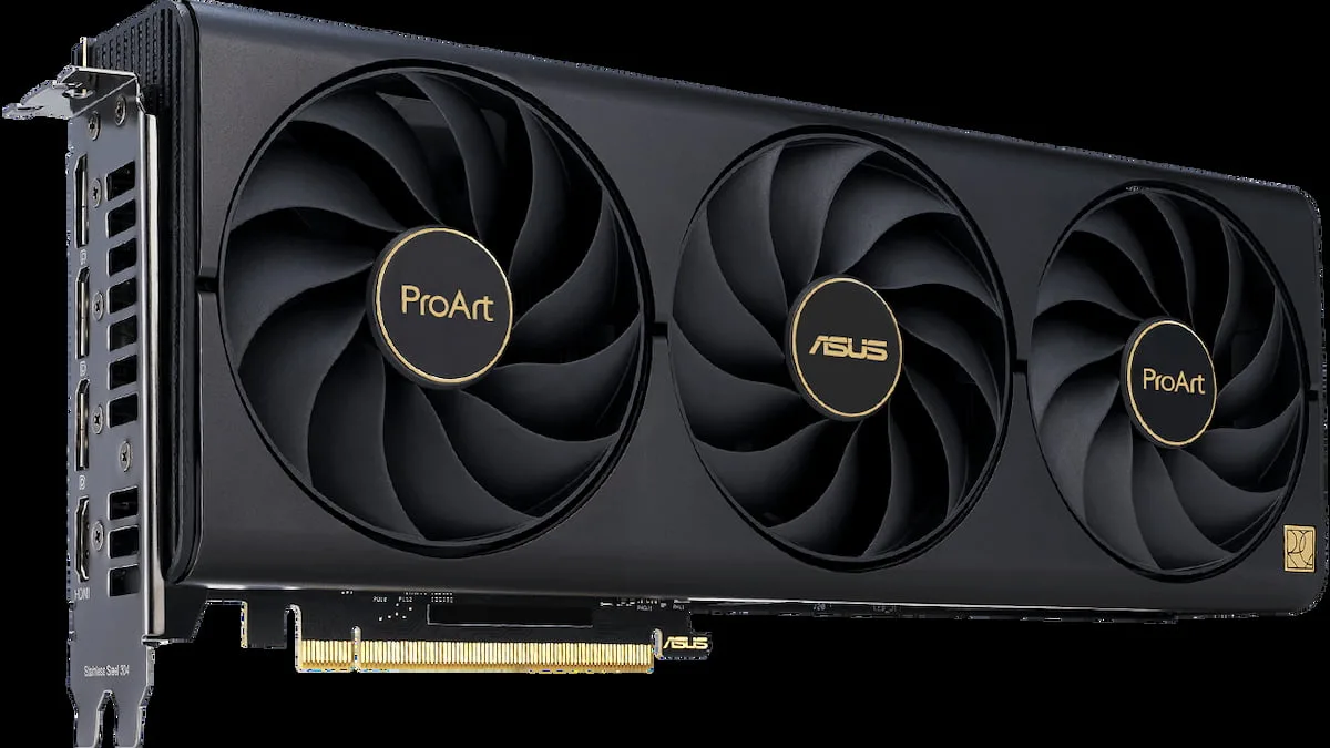 کارت گرافیک ایسوس مدل ProArt GeForce RTX 4070 SUPER 12GB GDDR6X OC Edition حافظه 12 گیگابایت