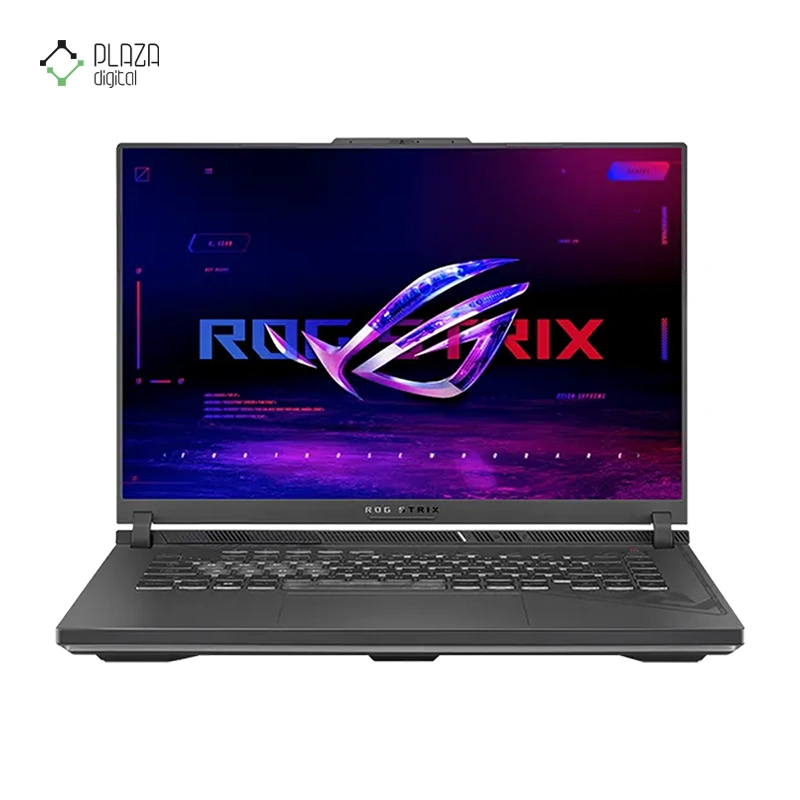 نمای جلو لپ تاپ ایسوس 16 اینچی مدل ROG Strix G16 G614JIR i9 14900HX 32GB 2TB RTX4070 پلازا دیجیتال