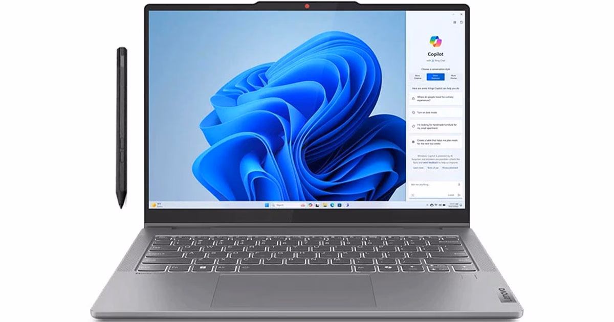 لپ تاپ لنوو 14 اینچی مدل IdeaPad 5 2-in-1 14IRU9 Core 7 150U 16GB 512GB