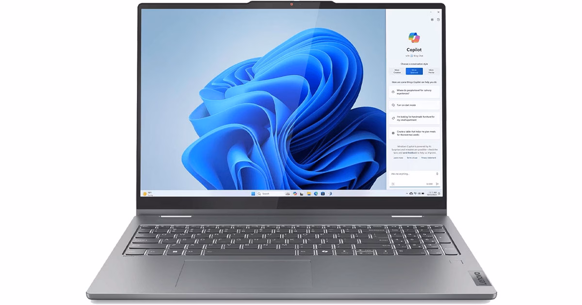 لپ تاپ لنوو 16 اینچی مدل IdeaPad Slim 5 Core 7 150H 16GB 1TB