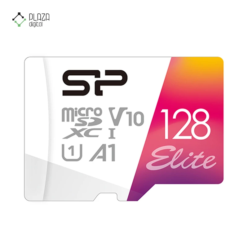 کارت حافظه microSDHC سیلیکون پاور مدل Elite Colorful کلاس 10 استاندارد UHS-I U1 سرعت 100MBps ظرفیت 128 گیگابایت - پلازا دیجیتال