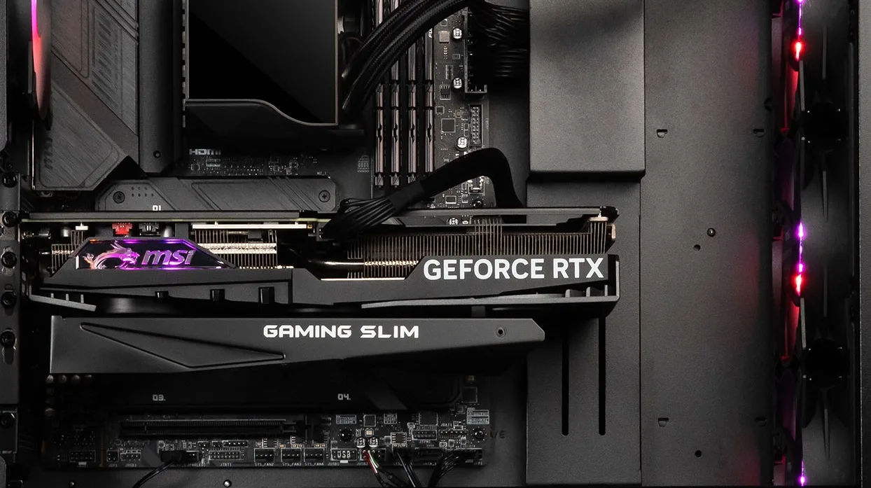 کارت گرافیک ام اس آی مدل GeForce RTX 4070 Ti GAMING X SLIM 12G حافظه 12 گیگابایت