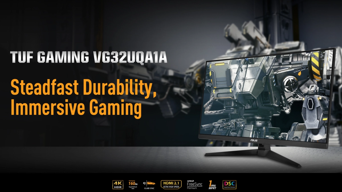 مانیتور گیمینگ ایسوس 31.5 اینچی مدل TUF Gaming VG32UQA1A