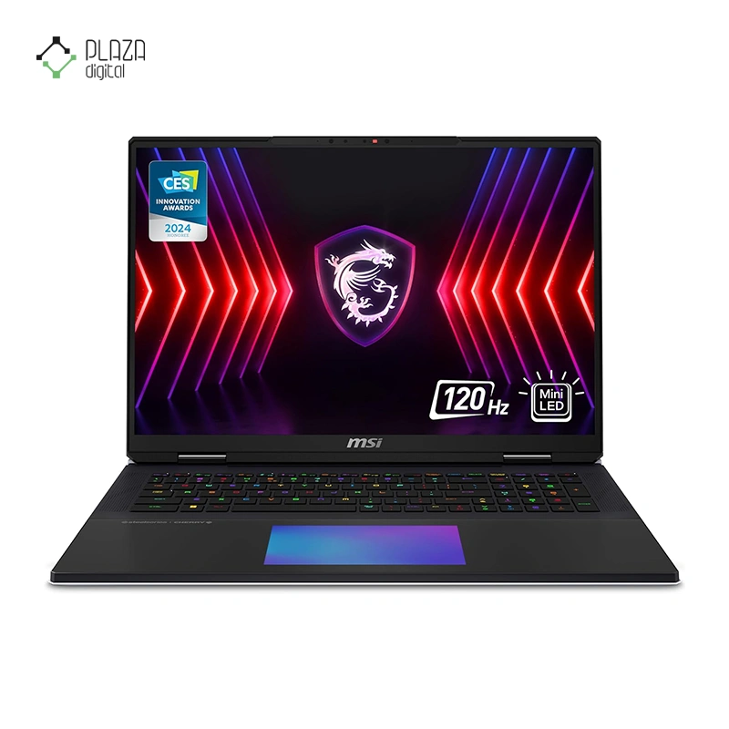 لپ تاپ ام اس آی 18 اینچی مدل Titan 18 HX A14VIG i9 14900HX 64GB 2TB RTX4090 پلازا دیجیتال