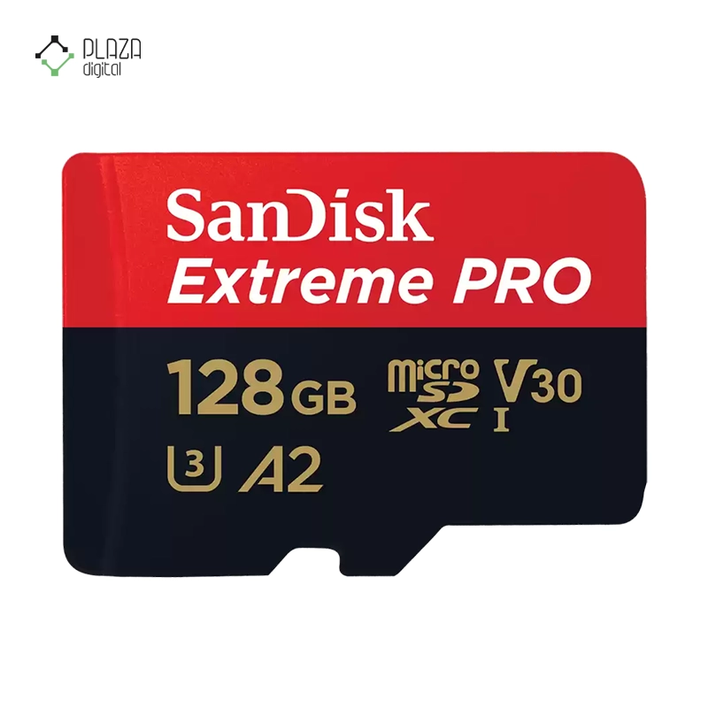 کارت حافظه microSDXC سن دیسک مدل Extreme Pro کلاس V30 استاندارد UHS-I سرعت 200MBps ظرفیت 128 گیگابایت پلازا دیجیتال