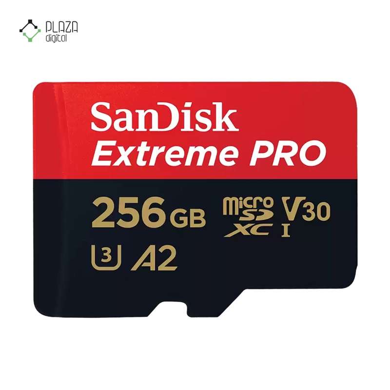 کارت حافظه microSDXC سن دیسک مدل Extreme Pro کلاس V30 استاندارد UHS-I سرعت 200MBps ظرفیت 256 گیگابایت پلازا دیجیتال