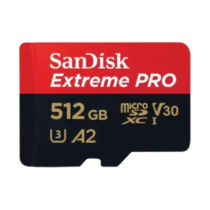 کارت حافظه microSDXC سن دیسک مدل Extreme Pro کلاس V30 استاندارد UHS-I سرعت 200MBps ظرفیت 512 گیگابایت پلازا دیجیتال