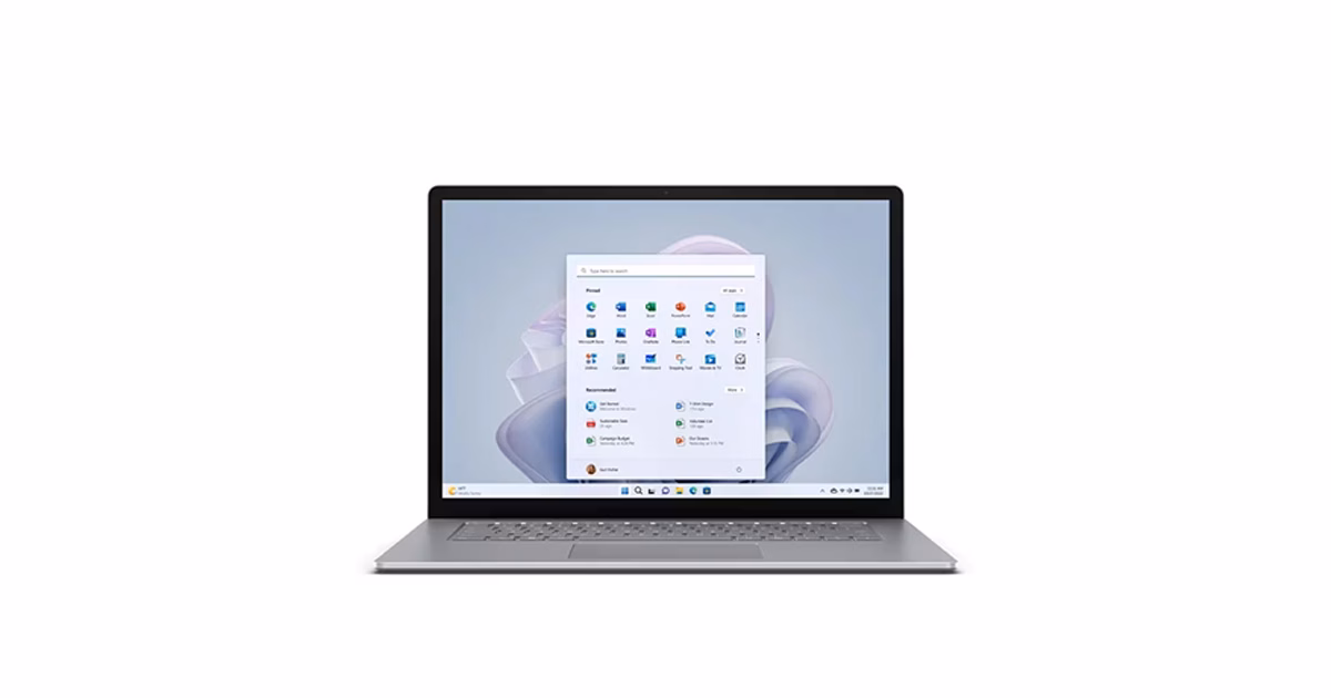 بهترین لپ تاپ برای مهندسی کامپیوتر 16 surface-5-g-microsoft-laptop-silver-front-view
