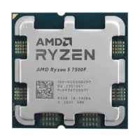 بهترین CPU ها برای سیستم های اقتصادی 19 پردازنده مرکزی ای ام دی مدل Ryzen 5 7500F Tray پلازا دیجیتال