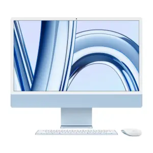 کامپیوتر All in One اپل 24 اینچی مدل iMac MQRC3 M3 2023 8GB 256GB رنگ آبی پلازا دیجیتال