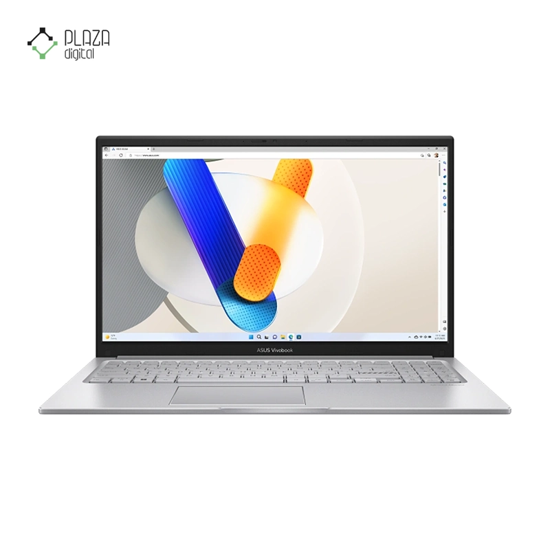 نمای جلو لپ تاپ ایسوس 15.6 اینچی مدل VivoBook 15 X1504VA i5 1335U 24GB 1TB Iris Xe پلازا دیجیتال